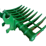 40″ Brush Rake John Deere Wedge Lock Coupler Style for 2.6 – 3.7 Tons