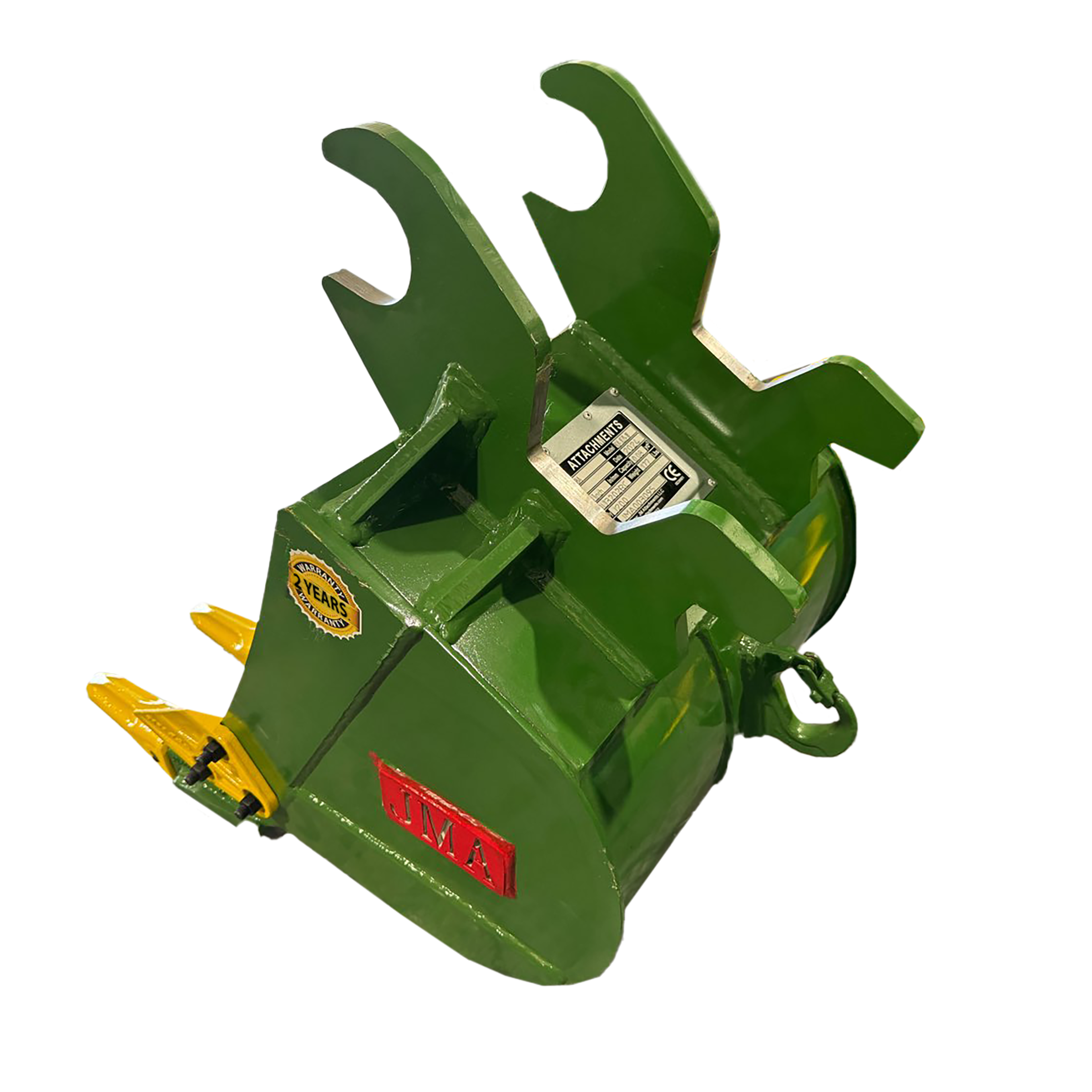 18″ Digging Bucket John Deere Wedge Lock Coupler Style for 2.6 – 3.7 Tons