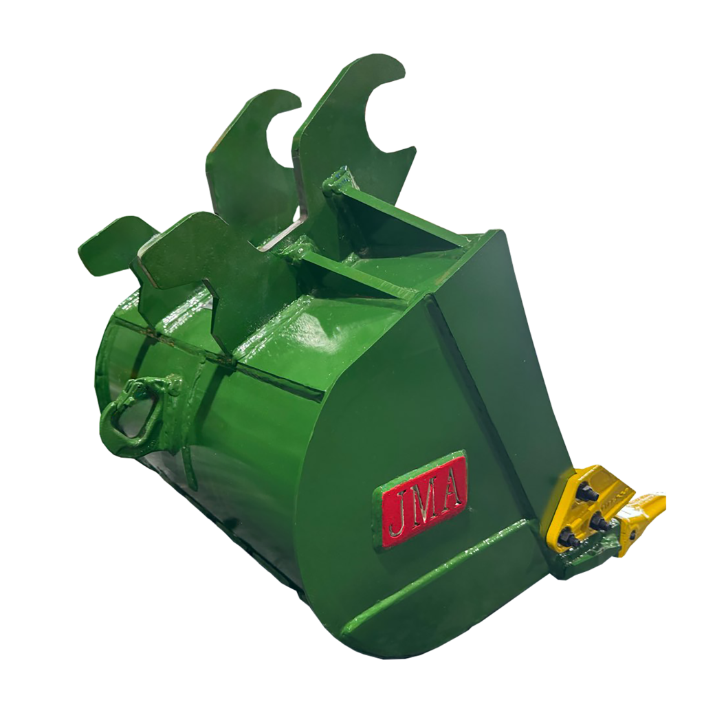 24″ Digging Bucket John Deere Wedge Lock Coupler Style for 2.6 – 3.7 Tons