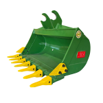 36″ Digging Bucket John Deere Wedge Lock Coupler Style for 2.6 – 3.7 Tons
