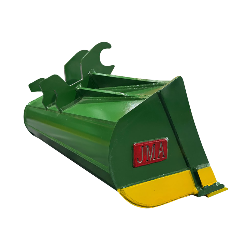 48″ Ditching Bucket John Deere Wedge Lock Coupler Style for 4 – 8.5 Tons Mini Excavators