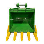 36″ Heavy Duty Digging Bucket for 4.5 – 6.5 Tons Mini Excavators. 45mm Pins