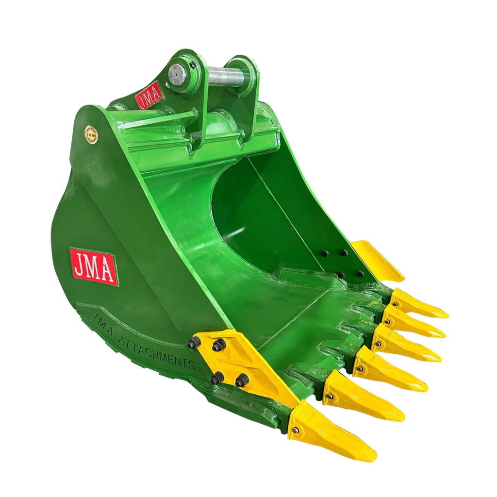 48″ Heavy Duty Digging Bucket for 19 – 25 Tons Excavators. 80mm Pins