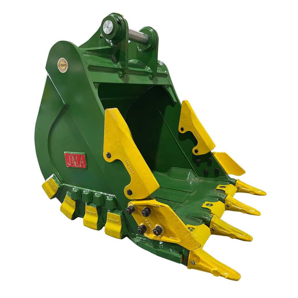 36″ Severe Duty Bucket for 10 – 15 Tons Excavators. 65mm Pins