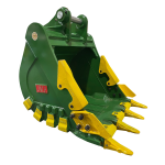 36″ Severe Duty Bucket for 10 – 15 Tons Excavators. 65mm Pins