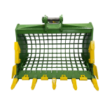 60″ Severe Duty Skeleton Bucket with Teeth for 15 – 18 Tons Excavators. 70mm Pins