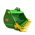 48″ Skeleton Bucket with Teeth for 5 – 6.5 Tons Mini Excavators. 45mm Pins