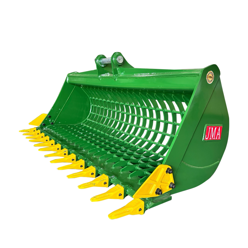 60″ Skeleton Bucket with Teeth for 5 – 6.5 Tons Mini Excavators. 45mm Pins