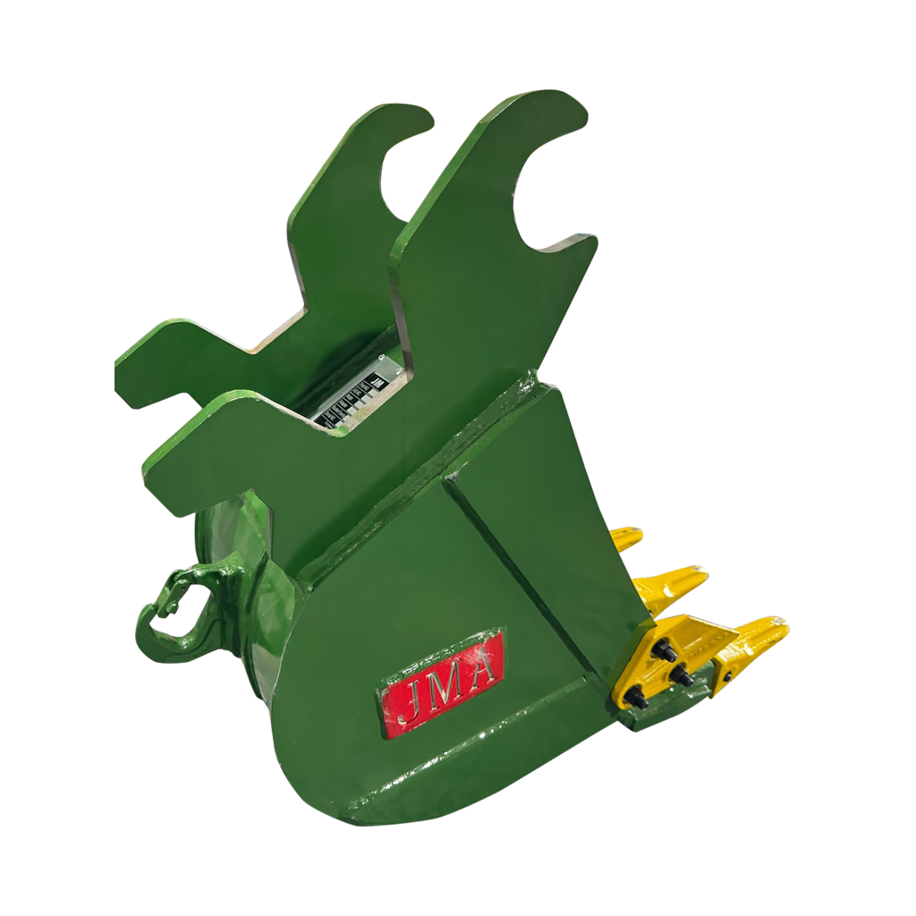 12″ Trenching Bucket John Deere Wedge Lock Coupler Style for 2.6 – 3.7 Tons