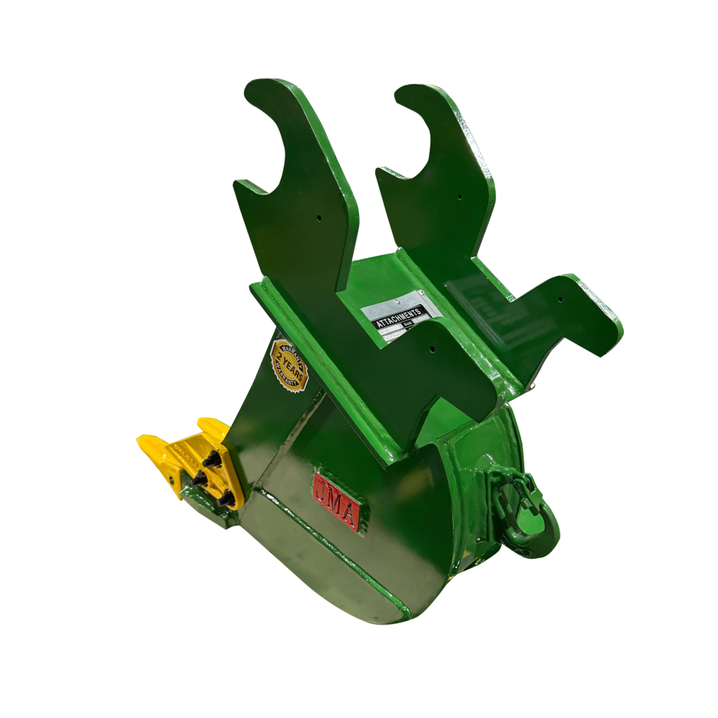 6″ Trenching Bucket John Deere Wedge Lock Coupler Style for 2.6 – 3.7 Tons