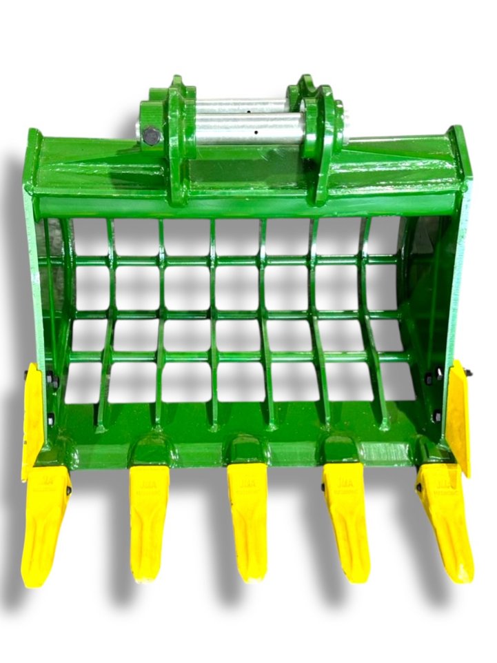 24″ Skeleton Bucket with Teeth For 3 – 4.5 Tons Mini Excavators. 40mm Pin