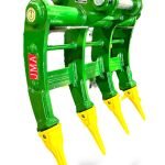 40″ Root Rake for 10 – 15 Tons Excavators. 65mm Pins