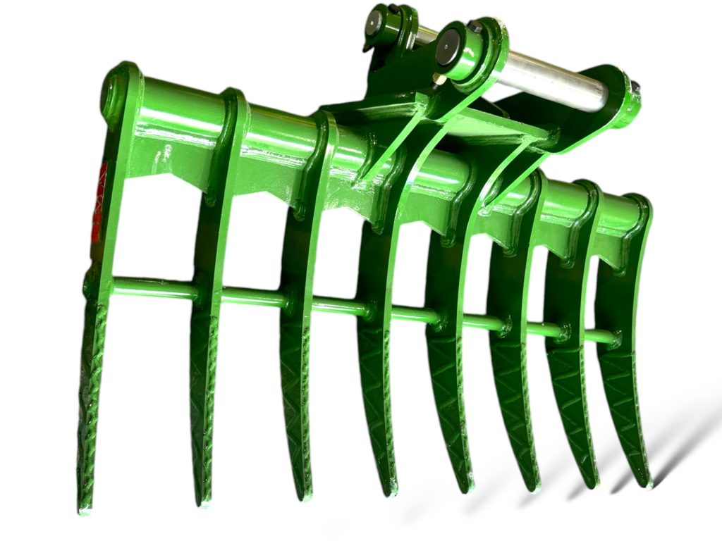 48″ Brush Rake for 6.5 – 9 Tons Backhoe Loader. 55mm | 50mm Pins