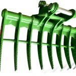 48″ Brush Rake for 6.5 – 9 Tons Backhoe Loader. 55mm | 50mm Pins