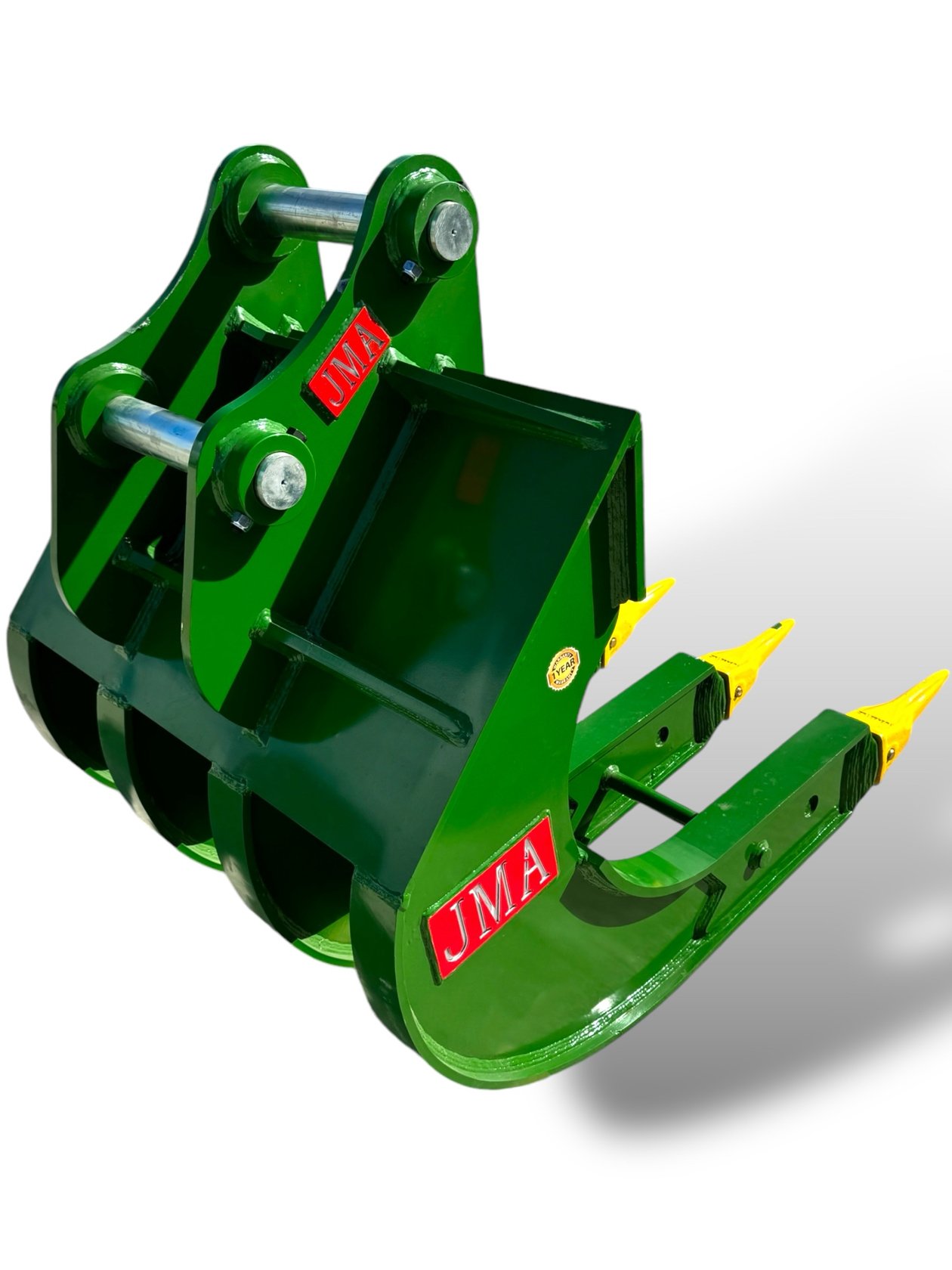 48″ Bucket Rake for 18 – 26 Tons Excavators. 80mm Pins