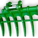24″ Brush Rake for 0.5 – 1.5 tons Mini Excavators. 25mm Pins