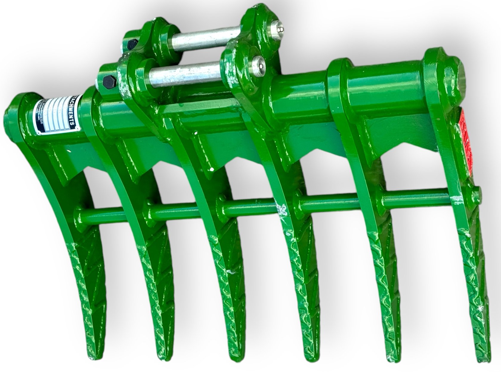 24″ Brush Rake for 0.5 – 1.5 tons Mini Excavators. 25mm Pins