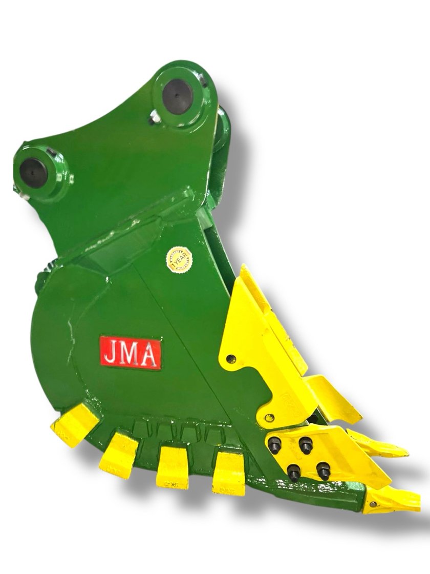 12″ Severe Duty Bucket for 10 – 15 Tons Excavators. 65mm Pins