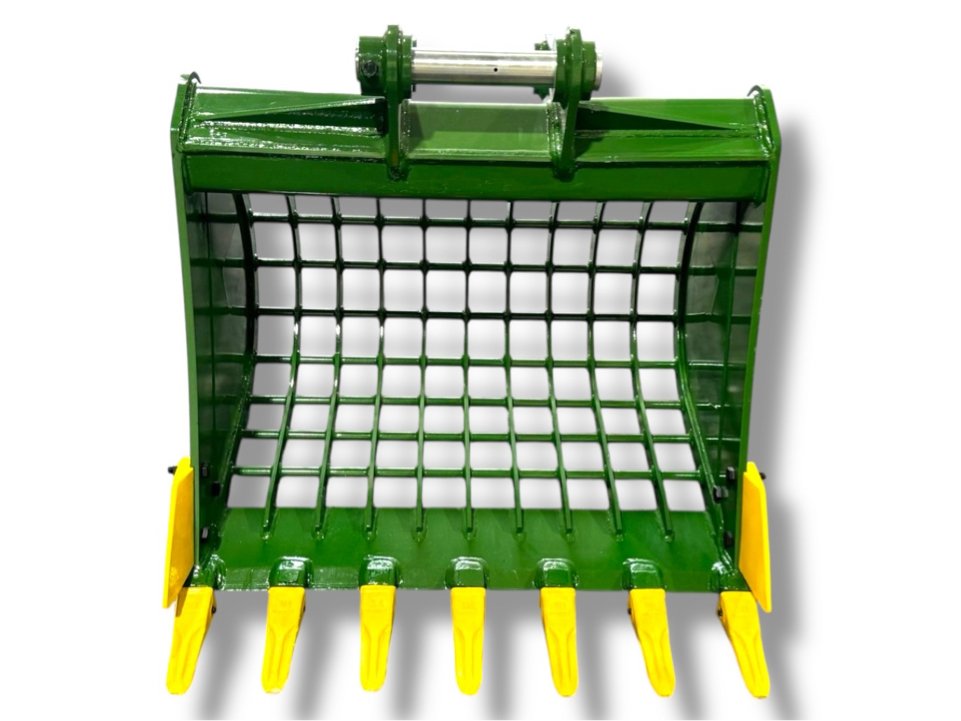 36″ Skeleton Bucket with Teeth for 7 – 10 Tons Excavators. 50mm Pins
