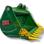 48″ Skeleton Bucket with Teeth for 7 – 10 Tons Excavators. 50mm Pins
