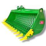 60″ Skeleton Bucket with Teeth for 7 – 10 Tons Excavators. 50mm Pins