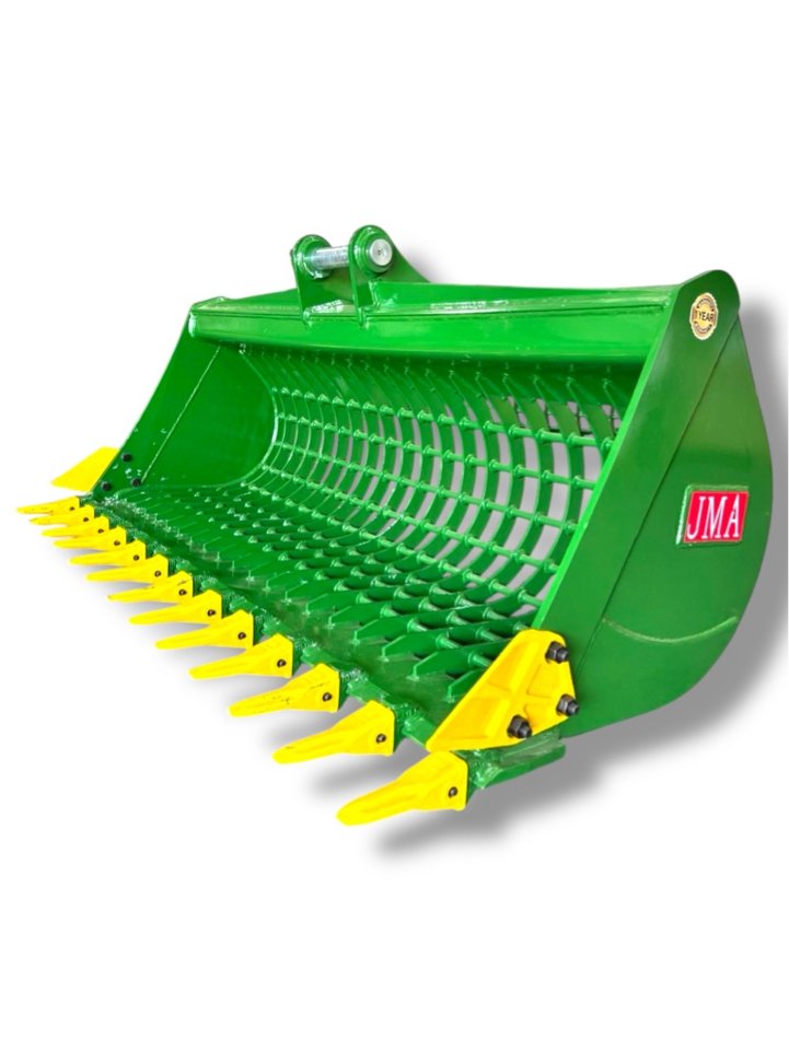 60″ Skeleton Bucket with Teeth for 7 – 10 Tons Excavators. 50mm Pins