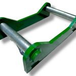 Universal Weld-On Head Plates Steelwrist Style for 5 – 12 tons Excavators | 50mm Pins
