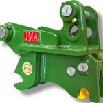 Spring Manual Quick Coupler for Backhoe Loaders. 55mm Pins