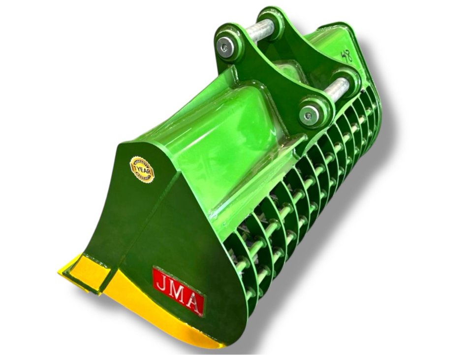 48″ Skeleton Bucket Bolt-On Edge for 7 – 10 Tons Excavators. 50mm Pins