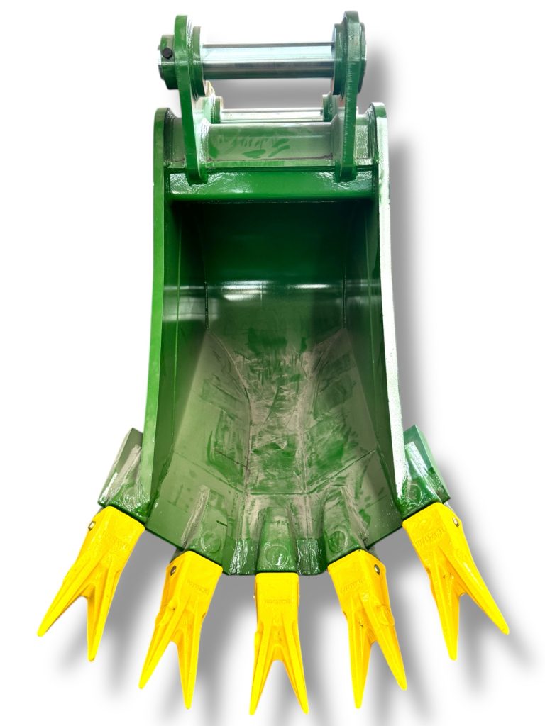30″ V-Bottom Severe Digging Bucket for 29 – 48 Tons Excavators. 100mm Pins