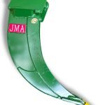 6″ Banana Bucket for 3 – 4.5 Tons Mini Excavators. 40mm Pins