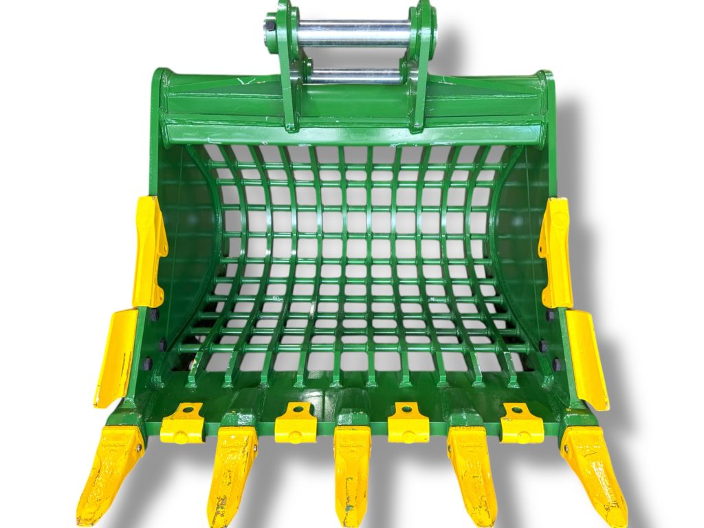 66″ Severe Duty Skeleton Bucket with Teeth for 33 – 55 Tons Excavators. 100mm | 90 mm Pins