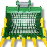 66″ Severe Duty Skeleton Bucket with Teeth for 33 – 55 Tons Excavators. 100mm | 90 mm Pins