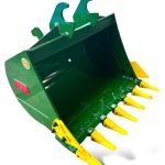 36″ Digging Bucket John Deere Wedge Lock Coupler Style for 4 – 8.5 Tons Mini Excavators