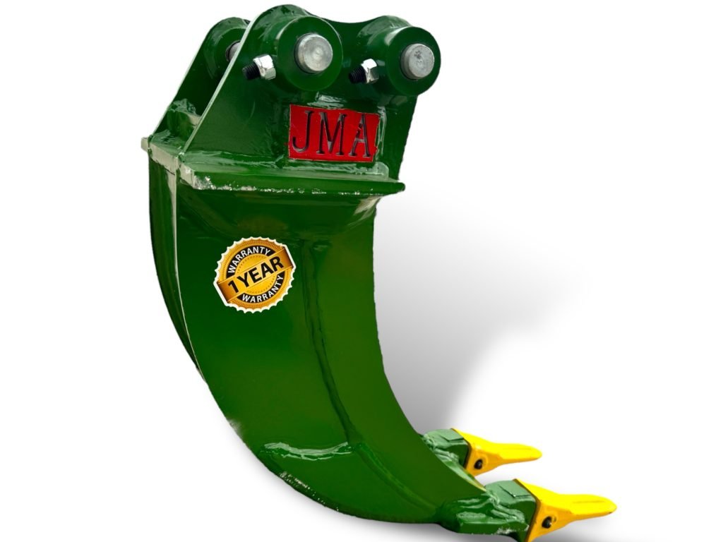6″ Banana Bucket for 1 – 3 Tons Mini Excavators. 30mm Pins
