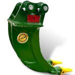 6″ Banana Bucket for 1 – 3 Tons Mini Excavators. 30mm Pins