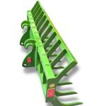 96″ Heavy Duty Loader Root Rake JRB416 for Wheel Loaders