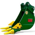8″ Trenching Bucket for 2 – 3 Tons Mini Excavators. 35mm Pins