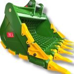 72″ Severe Duty Skeleton Bucket with Teeth for 33 – 55 Tons Excavators. 100mm | 90 mm Pins