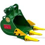 12″ Trenching Bucket for 0.5 – 1.5 Tons Mini Excavators. 25mm Pins