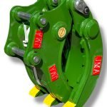 24” Mechanical Grapple For 7 – 10 Tons Excavators. 50mm Pins