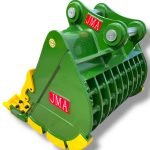 54″ Severe Duty Skeleton Bucket with Teeth for 23 – 36 Tons Excavators. 90mm Pins
