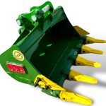 24″ Digging Bucket for 1 – 2 Tons Mini Excavators. 30mm Pins