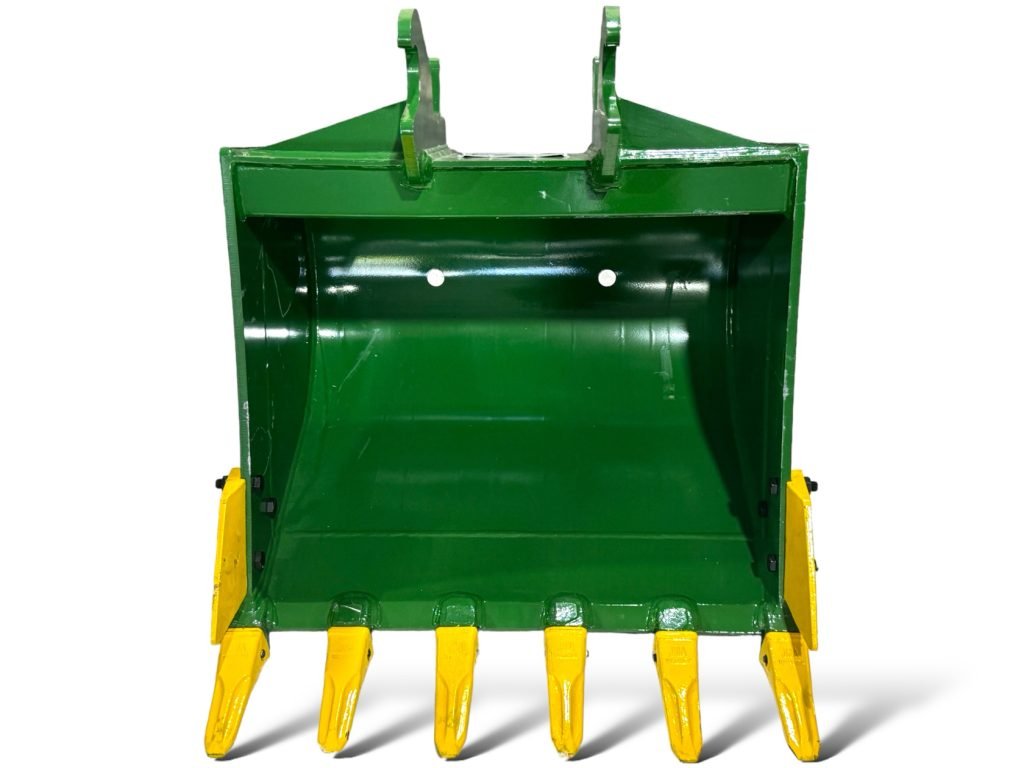 30″ Digging Bucket John Deere Wedge Lock Coupler Style for 4 – 8.5 Tons Mini Excavators
