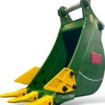 8″ Trenching Bucket for 7 – 10 Tons Excavators. 50mm Pins