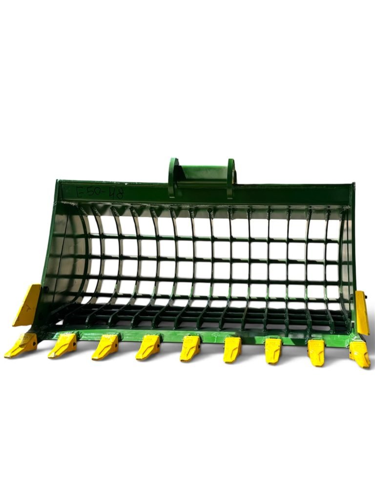 Bobcat E50 48″ Mini Excavator Skeleton Bucket with Teeth