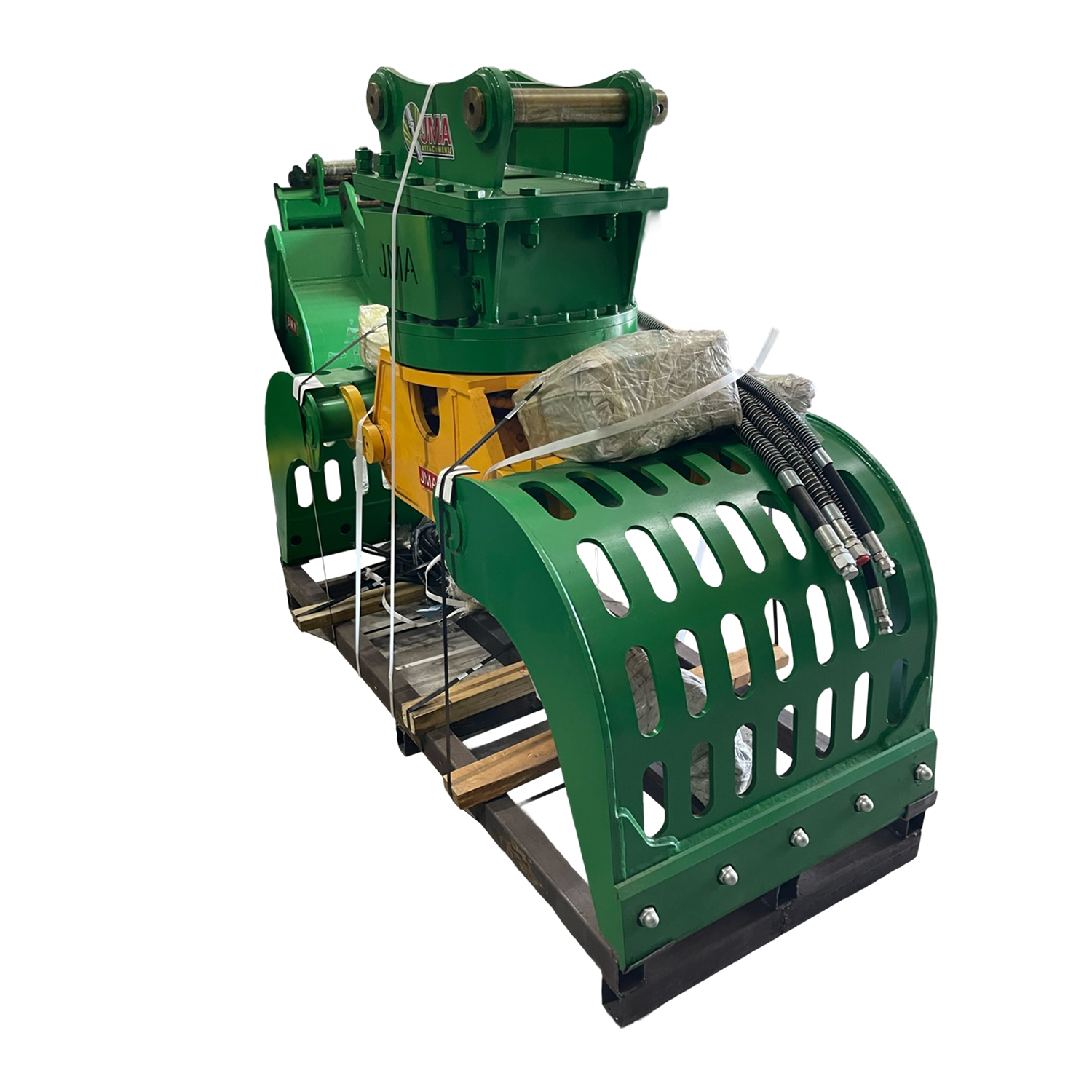 Rotating Hydraulic Grapple For 11 – 15 Tons Excavators. 65mm Pins