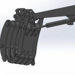 Cat 302 25″ Mini Excavator Brush & Root Rake