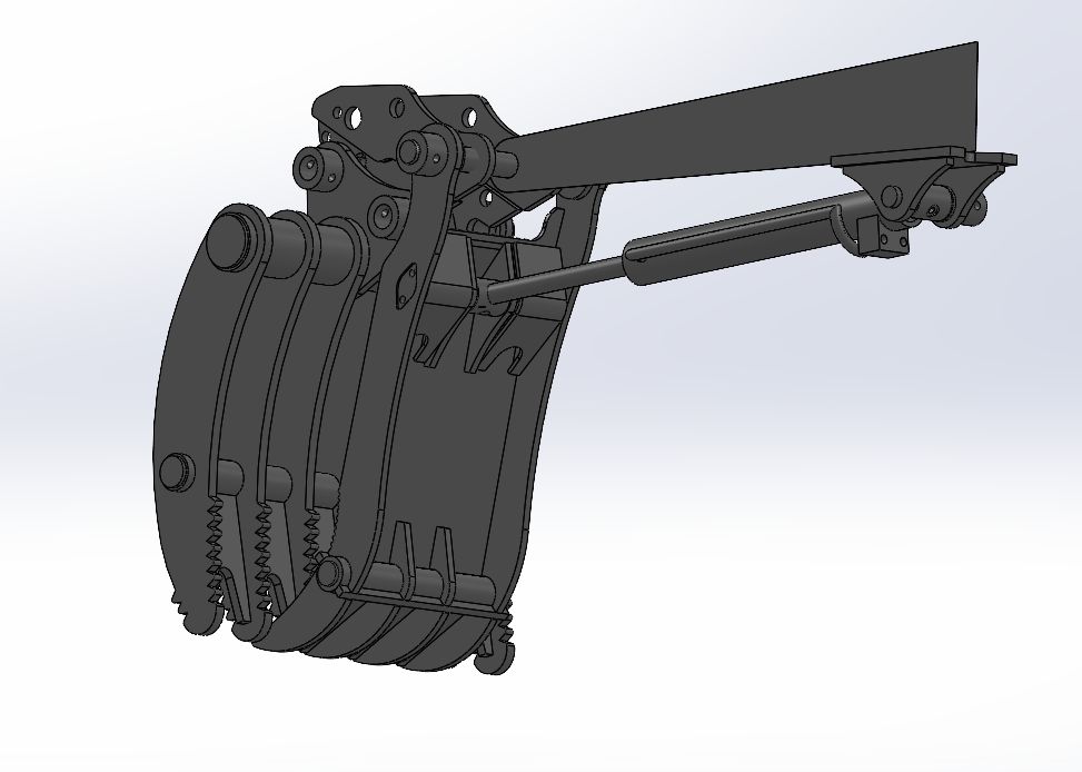 Cat 302 25″ Mini Excavator Brush & Root Rake