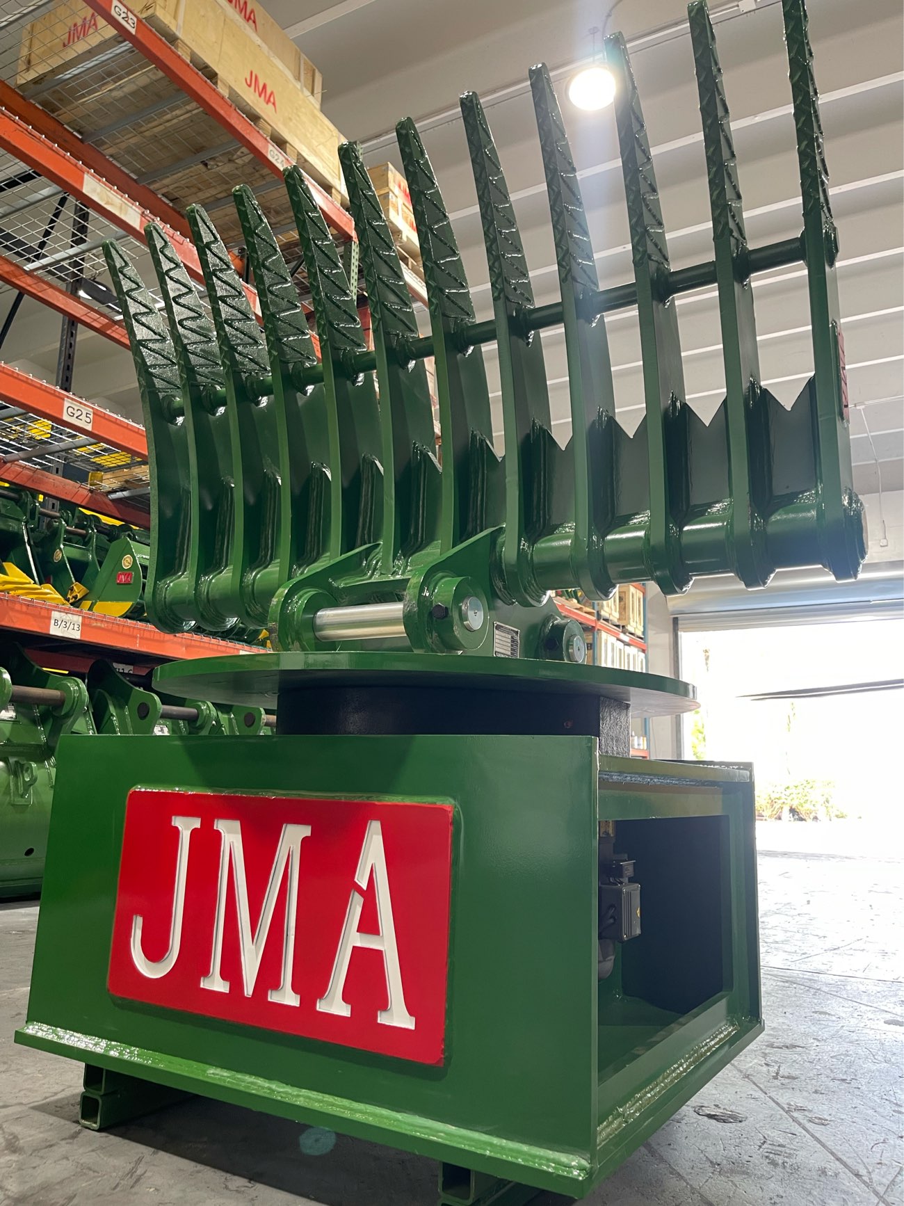 60″ Brush Rake for 11 – 15 tons Excavators. 65mm Pins